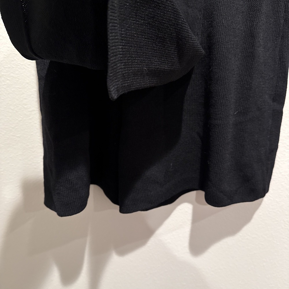 St John Marie Gray Skort Skirt Shorts‎ Pull On Black Size 6 Wool Rayon Classic - Picture 2 of 9